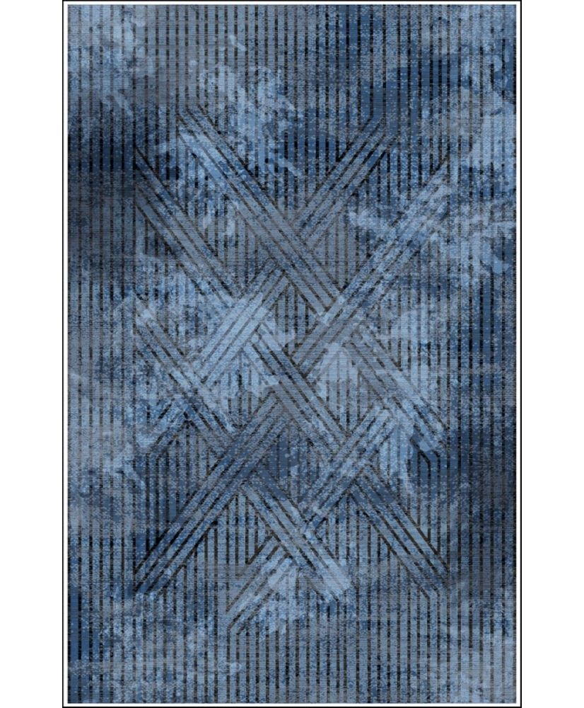 Tapis de salon FISUN 300 x 400 cm - Bleu