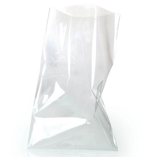 10 transparent food bags 23 x 14 cm