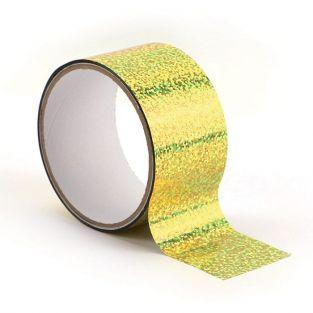 Masking tape XL Holográfico 8 m x 4,8 cm - Oro