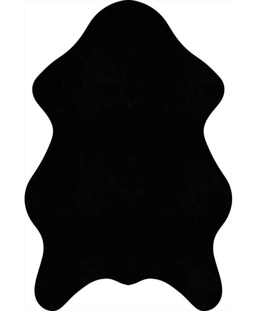 Tapis d'intérieur MANOLYA 70 x 100 cm - Noir
