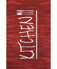 Tapis de cuisine KITCHEN 50 x 80 cm - Rouge