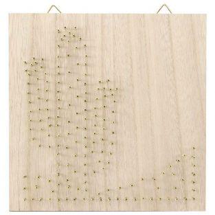 String Art wooden frame set 22 x 22 cm - Cactus