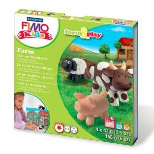 Coffret de modelage FIMO pour enfants - Ferme aux animaux