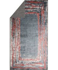 Tapis d'intérieur RING 120 x 180 cm - Rouge