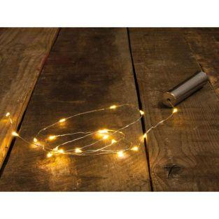20 LEDs garland with wire - 107 cm