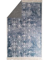 Tapis de salon MEDAILLON 180 x 150 cm - Bleu