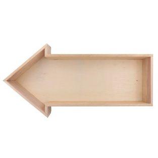 Wooden shelf Arrow 40 x 20 x 7 cm