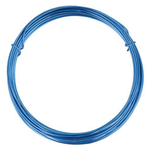 Aluminum wire 5 m x 1.5 mm - blue