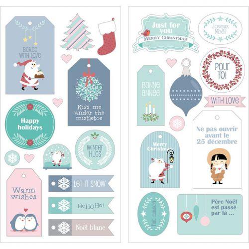 27 stickers Santa Claus - My little Christmas