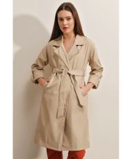 Trench à col taille 38 - Beige