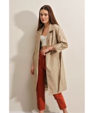 Trench à col taille 38 - Beige