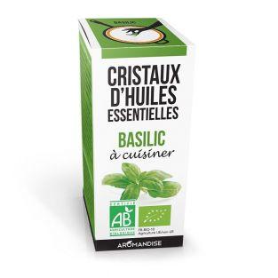 Cristaux d'huiles essentielles Basilic