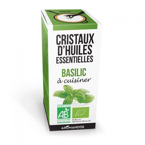 Cristaux d'huiles essentielles Basilic