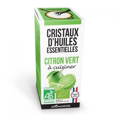 Cristaux d'huiles essentielles Citron vert