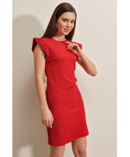 Robe en mailles taille 42 - Rouge