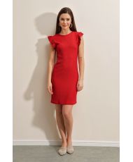 Robe en mailles taille 42 - Rouge