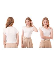 Chemisier Tricot taille 42 - Blanc