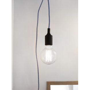 Kit lámpara colgante 3,7 m - cuerda azul
