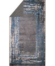 Tapis d'intérieur RING 80 x 150 cm - Bleu