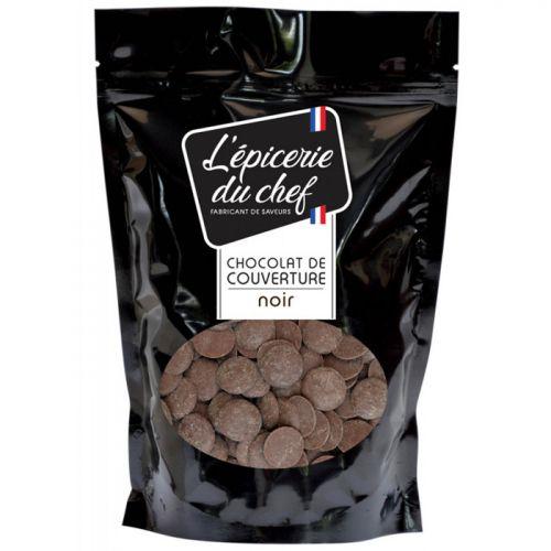 Pedazos de chocolate 1 kg - negro