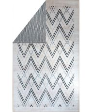 Tapis de salon Berbère Zigzag 80 x 150 cm - Beige