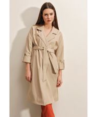 Trench à col taille 42 - Beige