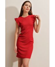 Robe en mailles taille 40 - Rouge