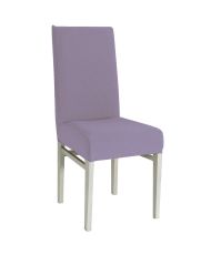 Housse de chaise extensible 23 x 18 x 18 cm - Argenté