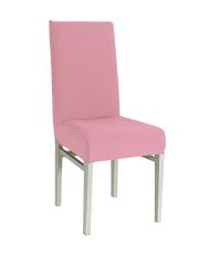 Housse de chaise extensible 23 x 18 x 18 cm - Rose