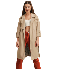 Trench à col taille 36 - Beige