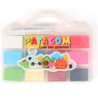 Patagom 12-color Eraser clay box
