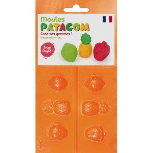 Moules pour gomme à modeler Patagom - Fruits