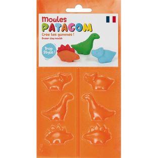 Moules pour gomme à modeler Patagom - Dinosaures
