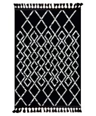 Tapis de salon FAS 160 x 230 cm - Noir