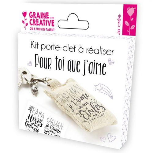 Keychain DIY kit - Mother's Day / Father's Day (in French)