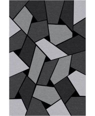 Tapis de salon Géométrique 160 x 230 cm - Gris