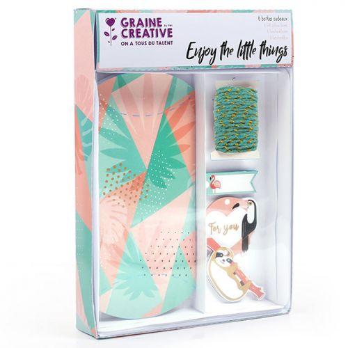 6 DIY gift boxes - Tropical