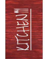 Tapis de cuisine KITCHEN 60 x 90 cm - Rouge