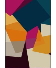 Tapis d'intérieur ORIGAMI 160 x 230 cm - Multicolore