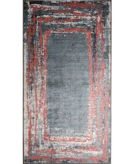 Tapis d'intérieur RING 160 x 230 cm - Rouge