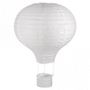 Lampion en papier Montgolfière à chassis métallique Ø 30 x 40 cm