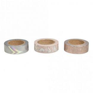 3 masking tapes 10 m x 1,5 cm - Nordique