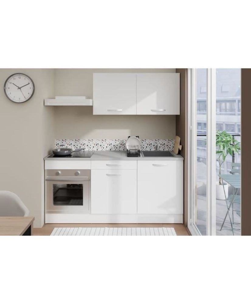 Cucina completa - 180 cm - Bianco Opaco Cucina completa - 180 cm - Bianco Opaco