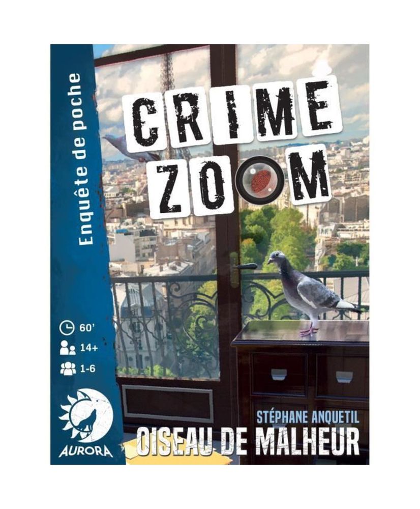 Crime Zoom: Bird of Misfortune - Asmodee - Gioco di investigazione Crime Zoom: Bird of Misfortune - Asmodee - Gioco di investigazione