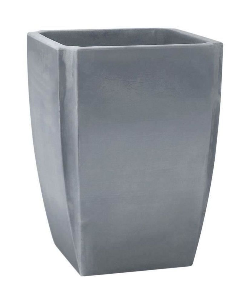 Bac à Arbustes Vase Haut PALMEA 65 L - Double Paroi - Réserve d'Eau Intégrée - 47 x 47 x 65 cm - Gris Bac à Arbustes Vase Haut PALMEA 65 L - Double Paroi - Réserve d'Eau Intégrée - 47 x 47 x 65 cm - Gris