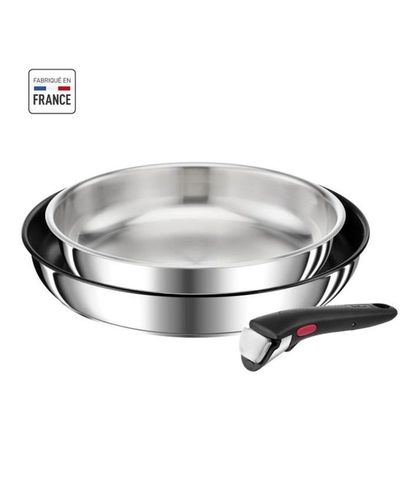 TEFAL Set 3 piezas, Sartenes 24/28 cm, Mango, Inducción, TEFAL Set 3 piezas, Sartenes 24/28 cm, Mango, Inducción,