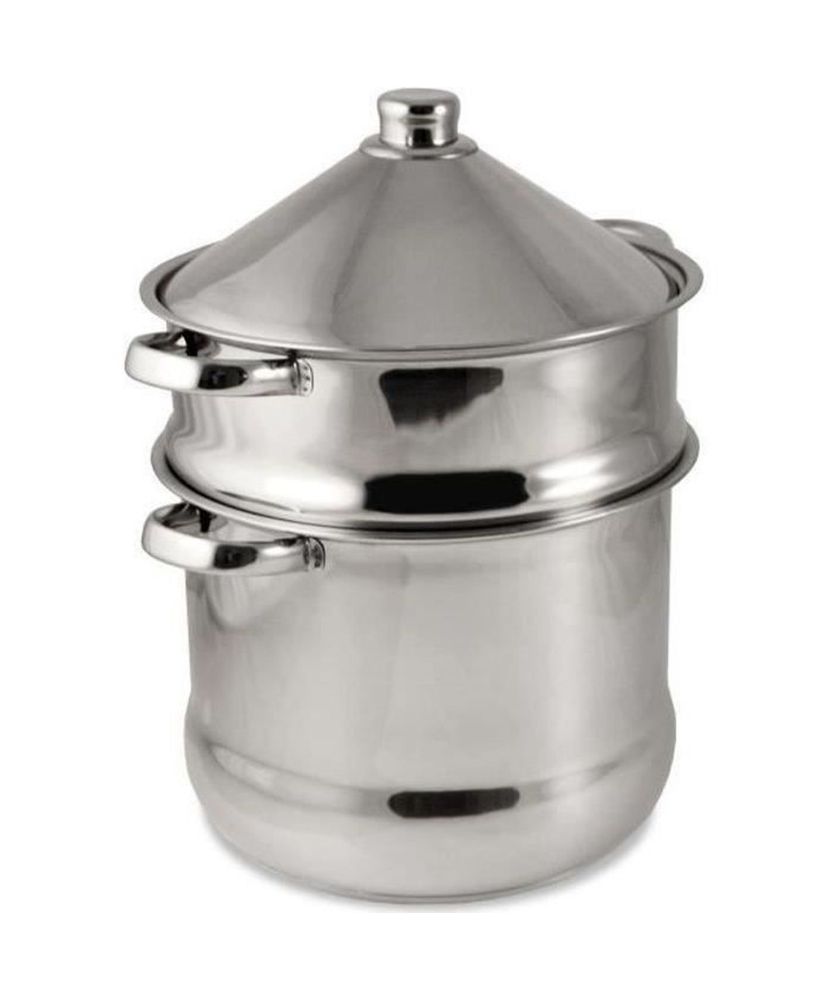 BAUMALU Couscous-Hersteller Tajine aus Edelstahl BAUMALU Couscous-Hersteller Tajine aus Edelstahl