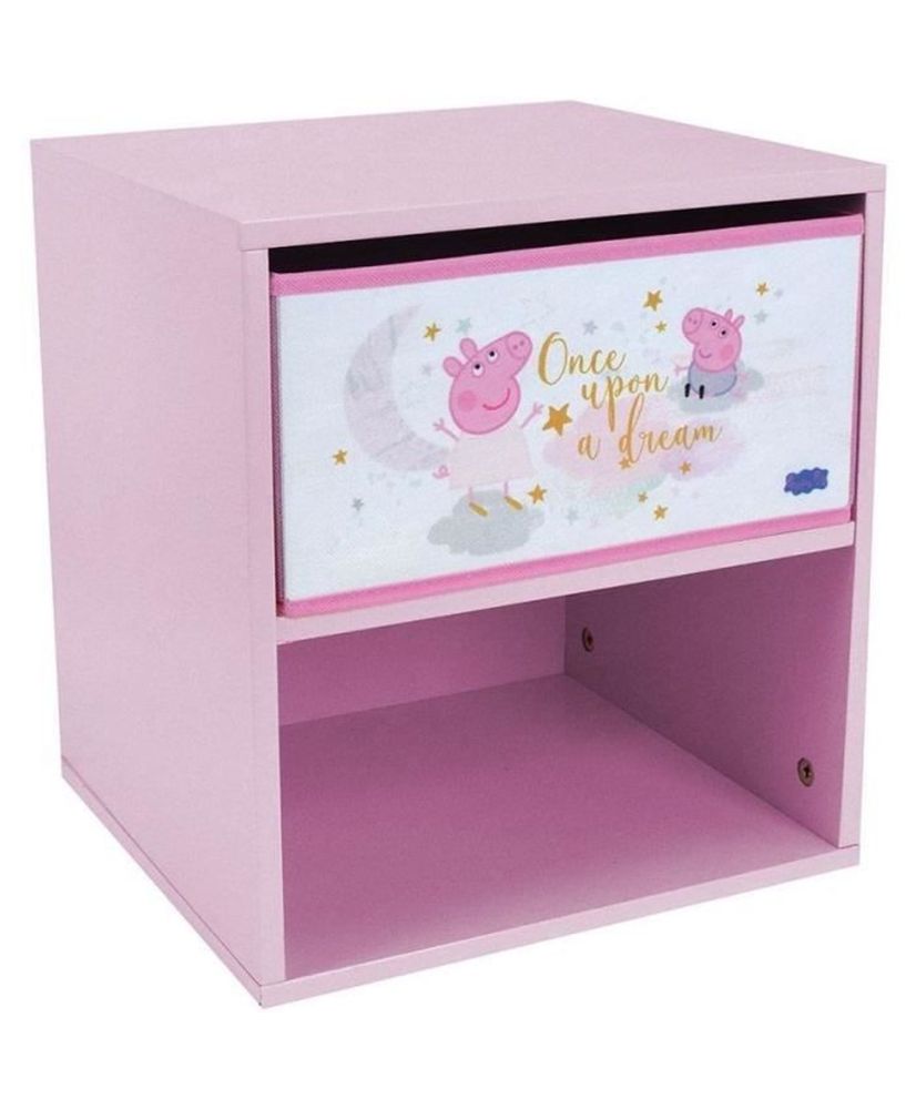 mesita de noche peppa pig con cajón 36 x 33 x 30 cm mesita de noche peppa pig con cajón 36 x 33 x 30 cm