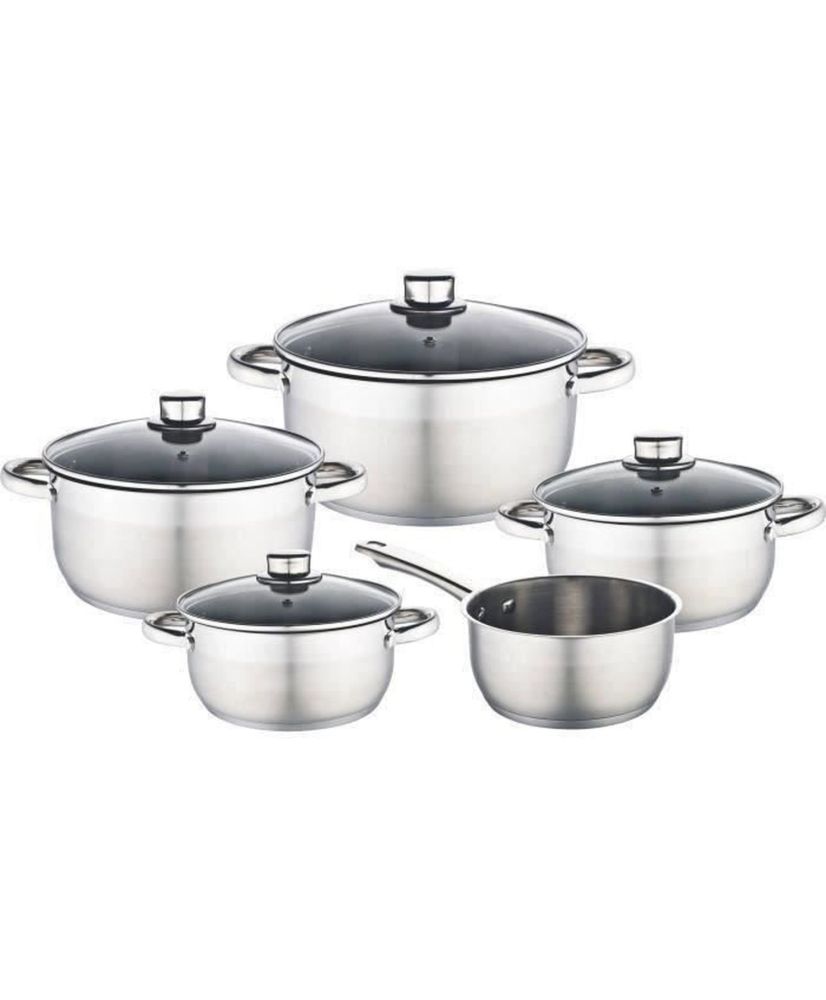BAUMALU Batterie 9 pièces inox BAUMALU Batterie 9 pièces inox