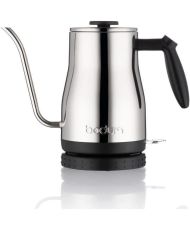 Hervidor eléctrico con caño largo, 1.200 W, 1,0 l, acero inoxidable